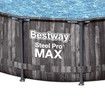 Bestway 4.27mx1.07m Steel Pro Max Above Ground Pool Kit with Filter Pump & Cover