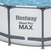 Bestway Steel Pro Max 4.27mx1.22m Above Ground Swimming Pool Set with Cover