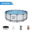 Bestway Steel Pro Max 4.27mx1.22m Above Ground Swimming Pool Set with Cover