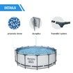 Bestway Steel Pro Max 4.27mx1.22m Above Ground Swimming Pool Set with Cover