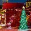 180CM 3D Christmas Tree Light Christmas LED Light Xmas Tree Lights Decorations 