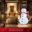 180CM 3D Christmas Snowman Light Christmas LED Light Outdoor Xmas Decorations 