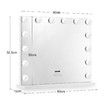 Makeup Mirror Hollywood Vanity Dressing Table 14 LED Mirror Bluetooth Maxkon