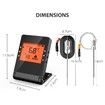 Remote Digital Wireless Cooking Food Meat Thermometer 6 Probes for BBQ Grill Oven Smoker