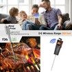 Wireless Grill Thermometer Instant Read Bluetooth BBQ Meat Thermometer Smart Probe