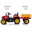 12V Electric Kids Ride On Tractor and Trailer Farm Toy Tractor Set