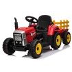 12V Electric Kids Ride On Tractor and Trailer Farm Toy Tractor Set