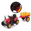 12V Electric Kids Ride On Tractor and Trailer Farm Toy Tractor Set