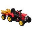 12V Electric Kids Ride On Tractor and Trailer Farm Toy Tractor Set