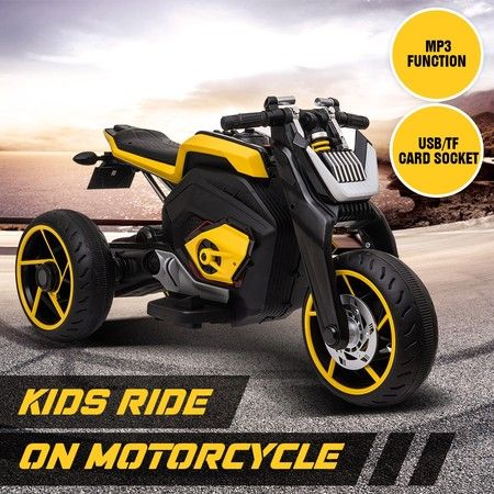6V Kids Electric Ride On Motorcycle Triple Wheel Toy Motorbike