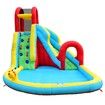 All in One Inflatable Water Park Water Slide Jump Castle Blow Up Pool Bouncer House For Kids