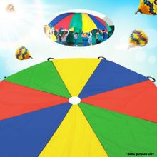 3.5M Kids Play Parachute Toy  - Multi-Coloured