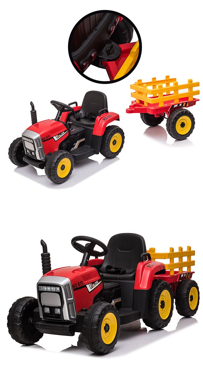 Kids toys Tractor toys Farm tractor trailer Tractor car farm toy for toddler Toy trucks Construction toys Farm yard baby toys Farm toys tractor trailer for boys toddlers toys vehicles 