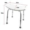 Medical Shower Chair Soft Pad Adjustable Height Bath Tub Bench Stool Seat AU HOT