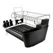 Stainless Steel Kitchen Dish Rack Dishrack Cup Dish Drainer Plate Tray Holder