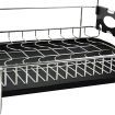 Stainless Steel Kitchen Dish Rack Dishrack Cup Dish Drainer Plate Tray Holder