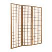 Levede 3 Panel Free Standing Foldable  Room Divider Privacy Screen  Wood Frame