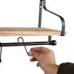 Levede Floating Shelf Brackets Wall Shelves Mount Display Rack Storage Hook