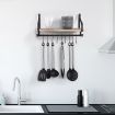 Levede Floating Shelf Brackets Wall Shelves Mount Display Rack Storage Hook