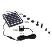 Solar Fountain Water Pump Kit Pond Pool Submersible Outdoor Garden 1.5W