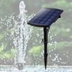 Solar Fountain Water Pump Kit Pond Pool Submersible Outdoor Garden 1.8W