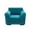 Sofa Cover Couch High Stretch Super Soft Plush Protector Slipcover 1Seater Green