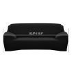 Easy Fit Stretch Couch Sofa Slipcovers Protectors Covers 4 Seater Black