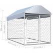 Outdoor Dog Kennel with Roof 200x100x125 cm