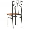 Dining Chairs 6 pcs Brown MDF