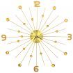 Wall Clock Metal 70 cm Golden