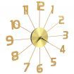 Wall Clock Metal 50 cm Golden