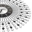 Wall Clock Metal 43 cm Black