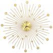 Wall Clock Metal 70 cm Golden