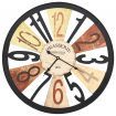 Wall Clock Metal 60 cm Multicolour