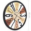 Wall Clock Metal 60 cm Multicolour