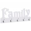 Wall Mounted Coat Rack FAMILY 74x29.5 cm