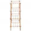 4-Tier Shoe Rack Solid Fir Wood