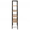 4-Tier Bookcase 160x35x160 cm Solid Mango Wood