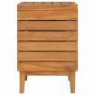 Laundry Basket 40x30x45 cm Solid Teak Wood