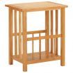 Magazine Table 45x35x55 cm Solid Oak Wood