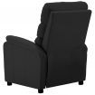 Reclining Chair Black Faux Leather