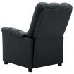 Recliner Dark Grey Fabric