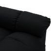 Recliner Black Fabric