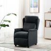 Massage Recliner Dark Grey Fabric