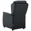 Massage Recliner Dark Grey Fabric