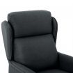 Massage Recliner Dark Grey Fabric