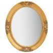 Wall Mirror Baroque Style 50x60 cm Gold