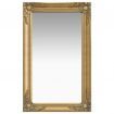 Wall Mirror Baroque Style 50x80 cm Gold