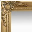 Wall Mirror Baroque Style 50x80 cm Gold