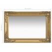 Wall Mirror Baroque Style 60x40 cm Gold